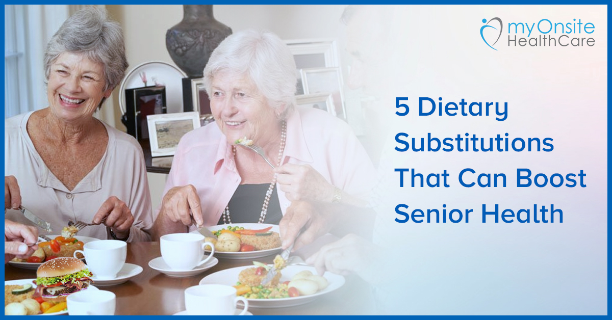 5 Dietary substitutions that can boost senior health